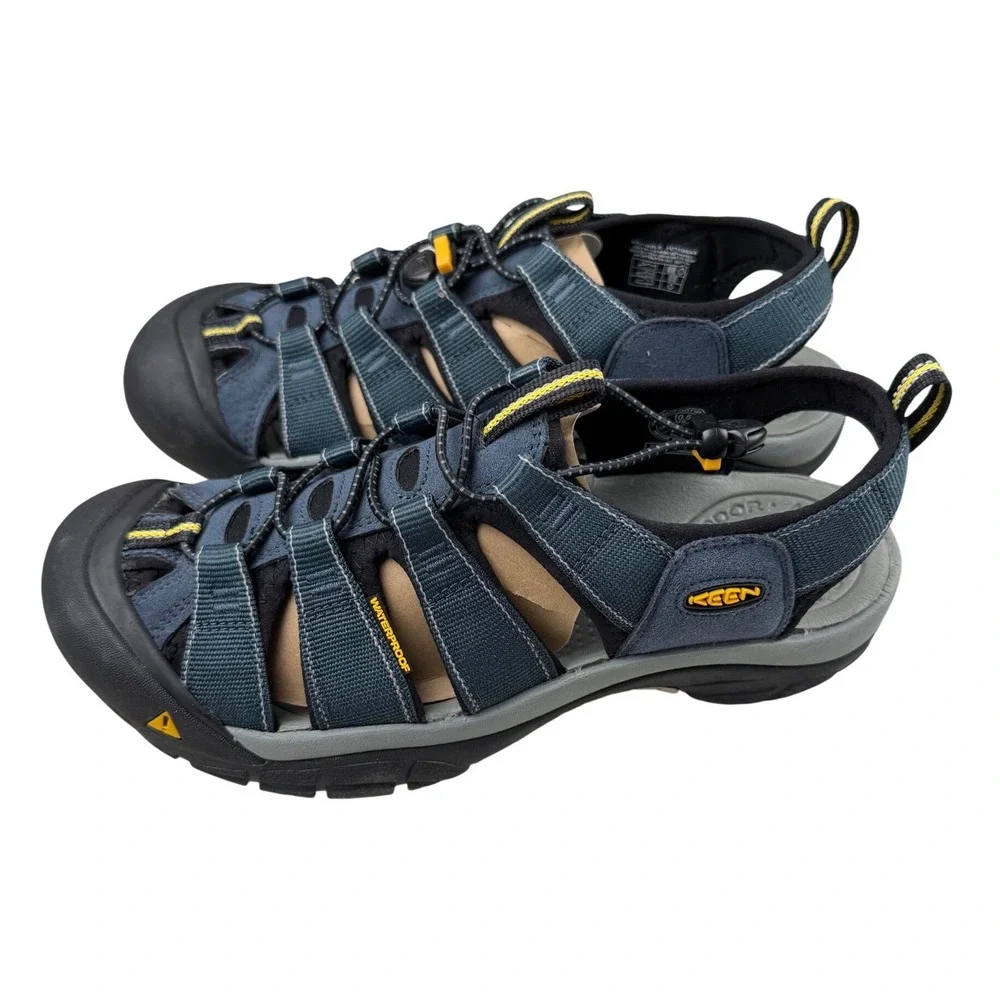 KEEN Newport H2 Mens Hiking Sandals Navy Medium Grey 1001938 Size 10.5